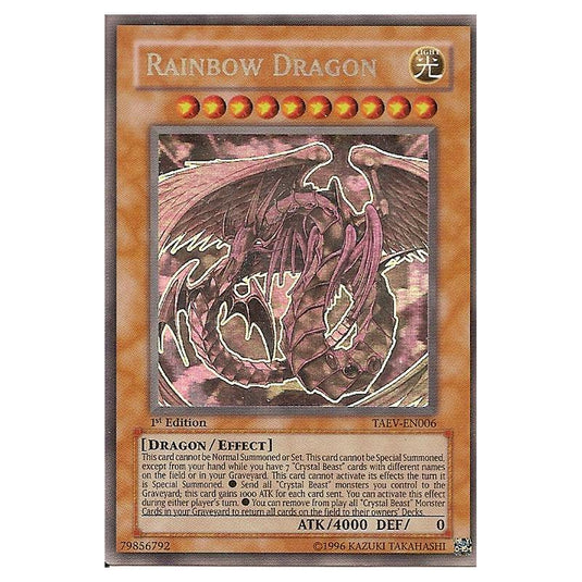 Yu-Gi-Oh! - Tactical Evolution - Rainbow Dragon (Ghost Rare) TAEV-EN006