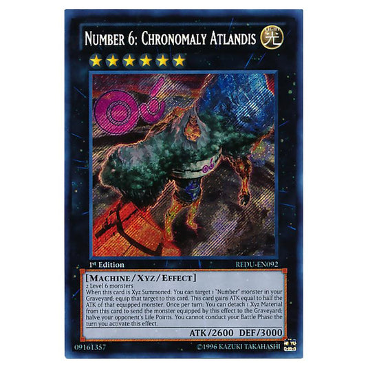 Yu-Gi-Oh! - Return of the Duelist - Number 6: Chronomaly Atlandis (Secret Rare) REDU-EN092