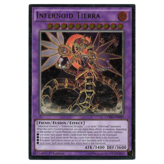 Yu-Gi-Oh! - Clash of Rebellions - Infernoid Tierra (Ultimate Rare) CORE-EN049