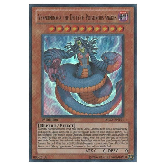 Yu-Gi-Oh! - Legendary Collection 2 - The Duel Academy Years Mega Pack - Vennominaga the Deity of Poisonous Snakes (Ultra Rare) LCGX-EN191