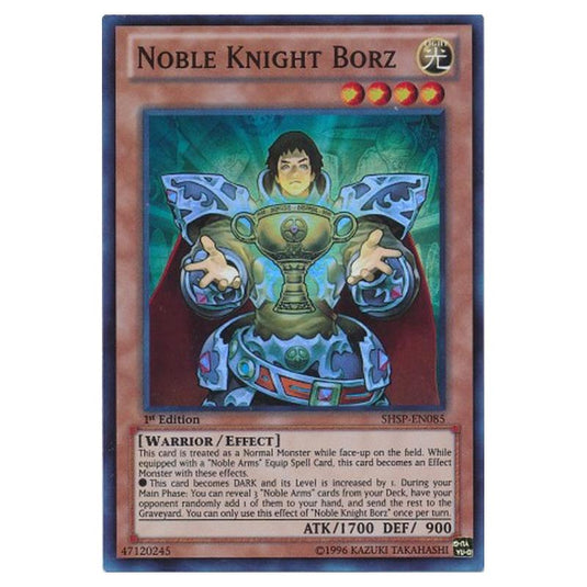 Yu-Gi-Oh! - Shadow Specters - Noble Knight Borz (Super Rare) SHSP-EN085