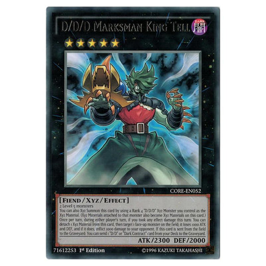 Yu-Gi-Oh! - Clash of Rebellions - D/D/D Marksman King Tell (Rare) CORE-EN052