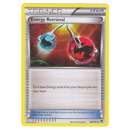 Pokemon - Black & White - Plasma Blast - Energy Retrieval - 80/101