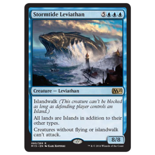 Magic the Gathering - M15 Core Set - Stormtide Leviathan - 80/269