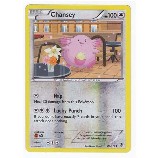 Pokemon - XY Phantom Forces - (Reverse Holo) - Chansey - 80/119