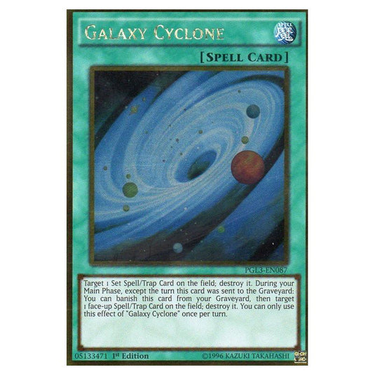 Yu-Gi-Oh! - Premium Gold - Infinite Gold - Galaxy Cyclone (Gold Rare) PGL3-EN087