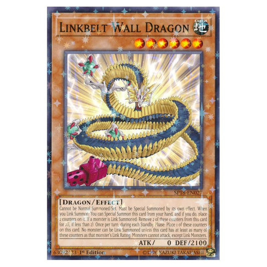 Yu-Gi-Oh! - Star Pack VRAINS - Linkbelt Wall Dragon (Starfoil Rare) SP18-EN027