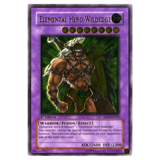 Yu-Gi-Oh! - Elemental Energy - Elemental HERO Wildedge (Ultimate Rare) EEN-EN035