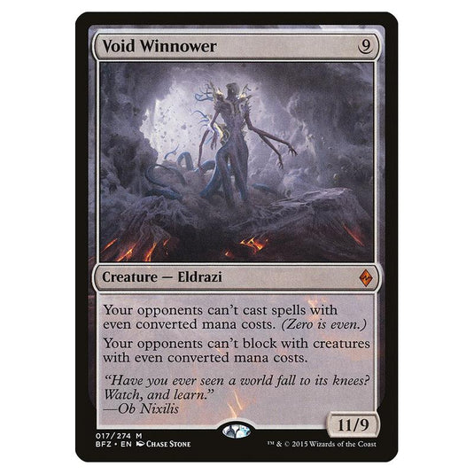 Magic The Gathering - Battle For Zendikar - Void Winnower - 17/274
