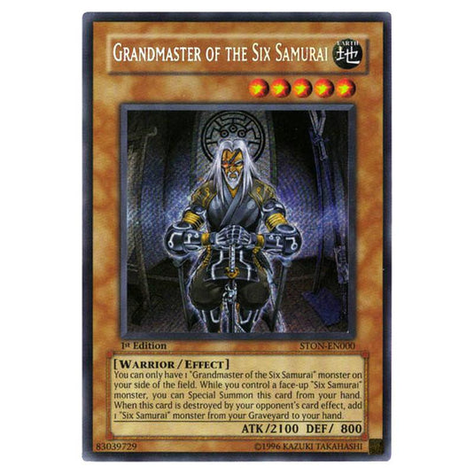 Yu-Gi-Oh! - Strike of Neos - Grandmaster of the Six Samurai (Secret Rare) STON-EN000