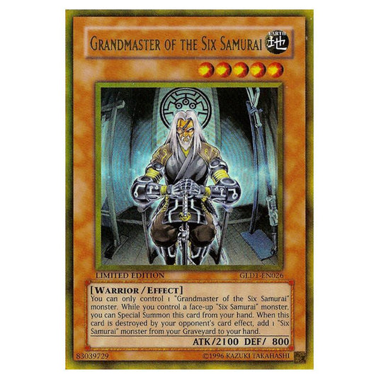 Yu-Gi-Oh! - Gold Series - Grandmaster of the Six Samurai (Gold Rare) GLD1-EN026