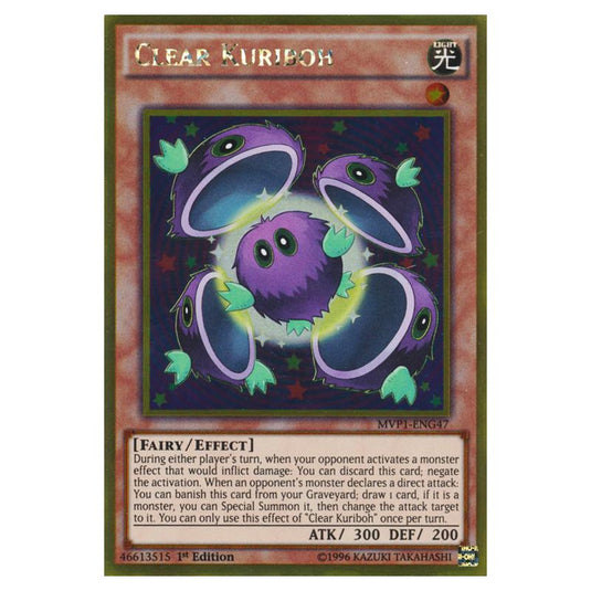 Yu-Gi-Oh! - Yu-Gi-Oh! The Dark Side of Dimensions Movie Pack - Gold Edition - Clear Kuriboh (Gold Rare) MVP1-ENG47