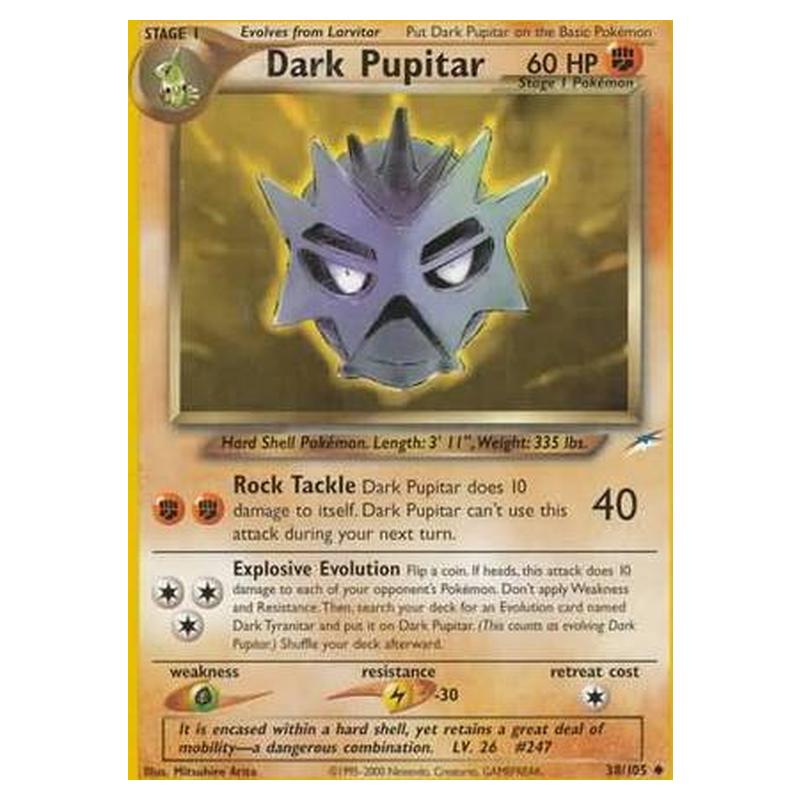Pokemon - Neo Destiny - Dark Pupitar