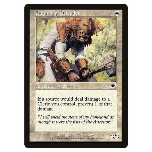 Magic The Gathering - Onslaught - Daunting Defender - 21/350
