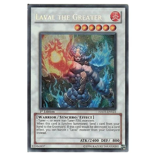 Yu-Gi-Oh! - Hidden Arsenal 5 - Steelswarm Invasion - Laval the Greater (Secret Rare) HA05-EN023