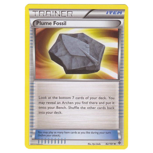 Pokemon - Black & White - Plasma Blast - Plume Fossil - 82/101