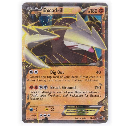 Pokemon - Black & White - Legendary Treasures - Excadrill-EX - 82/113