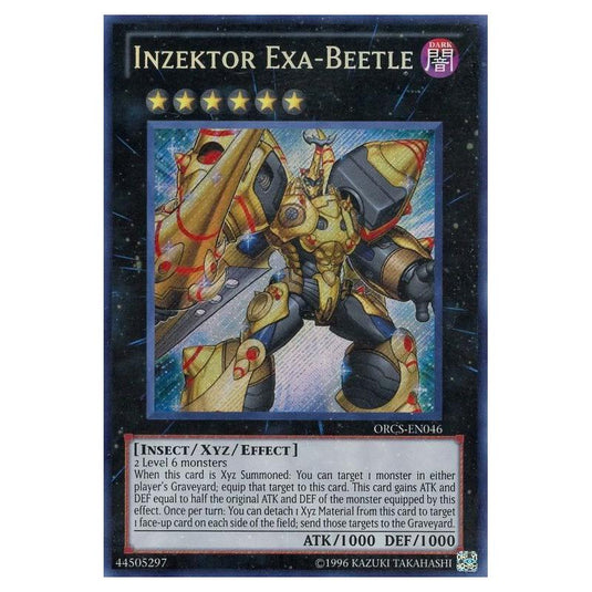 Yu-Gi-Oh! - Order of Chaos - Inzektor Exa-Beetle (Secret Rare) ORCS-EN046