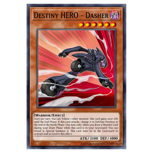 Yu-Gi-Oh! - Speed Duel GX - Duel Academy Box - Destiny HERO - Dasher (Common) SGX1-ENB05