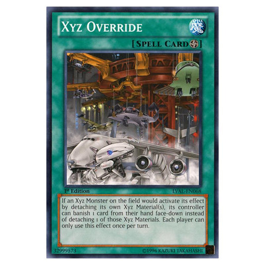 Yu-Gi-Oh! - Legacy of the Valiant - Xyz Override (Common) LVAL-EN068