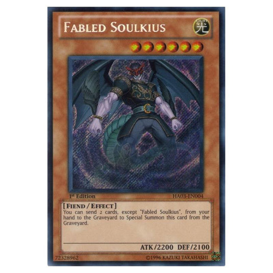 Yu-Gi-Oh! - Hidden Arsenal 3 - Fabled Soulkius (Secret Rare) HA03-EN004