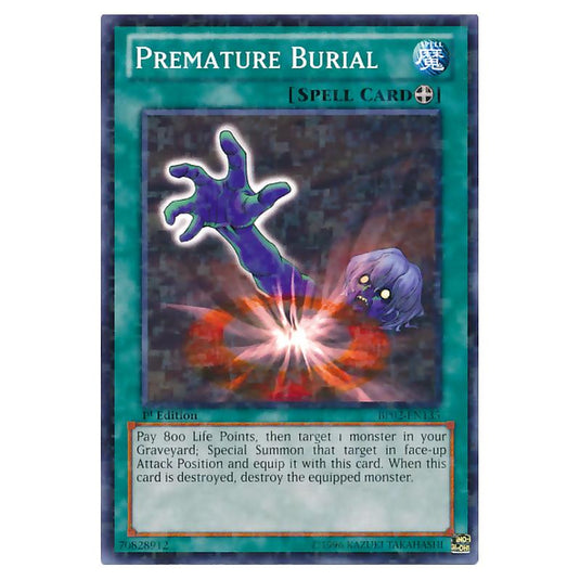 Yu-Gi-Oh! - Battle Pack 2 - War of the Giants - Premature Burial (Mosaic Rare) BP02-EN135
