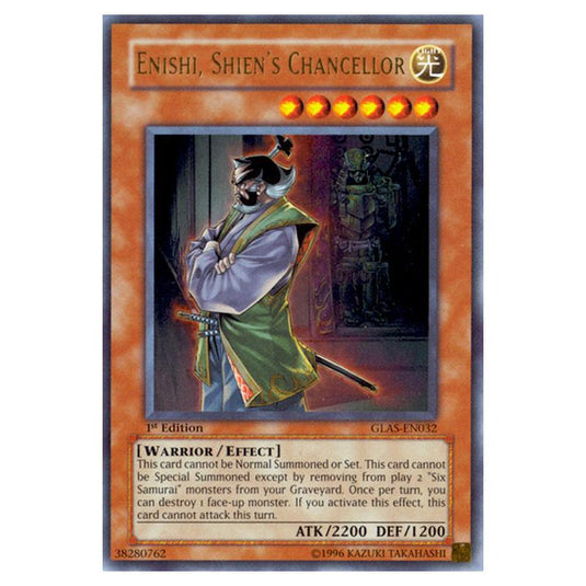 Yu-Gi-Oh! - Gladiator\'s Assault - Enishi, Shien\'s Chancellor (Ultra Rare) GLAS-EN032