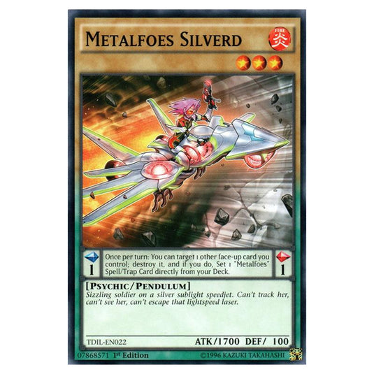 Yu-Gi-Oh! - The Dark Illusion - Metalfoes Silverd (Common) TDIL-EN022