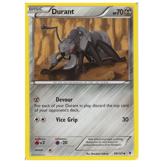 Pokemon - Black & White - Noble Victories - Durant 83/101