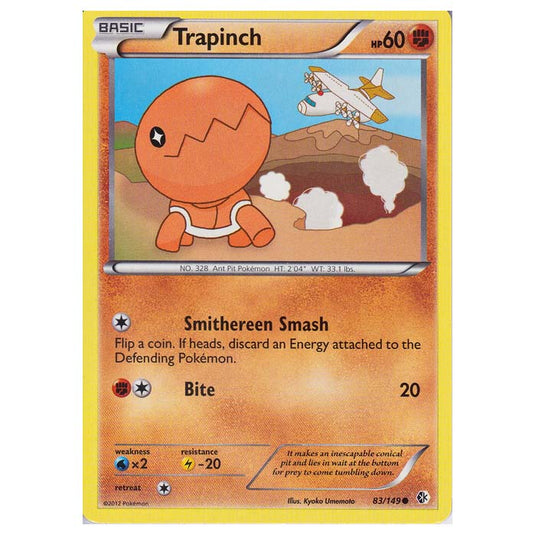 Pokemon - Black & White - Boundaries Crossed - Trapinch 83/149