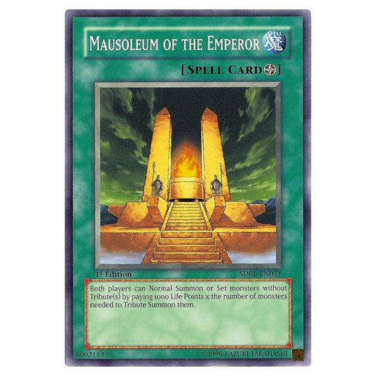 Yu-Gi-Oh! - Rise of the Dragon Lords Structure Deck - Mausoleum of the Emperor (Common) SDRL-EN031