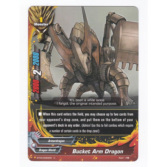 Future Card Buddyfight - Drums Adventures - Bucket Arm Dragon - 84/105