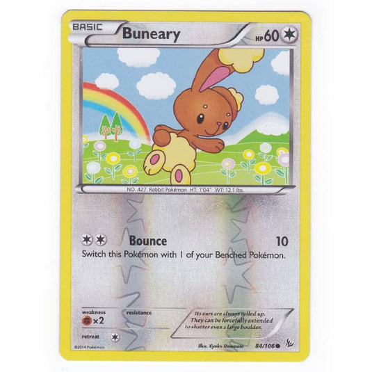 Pokemon - XY - Flashfire - (Reverse Holo) Buneary - 84/106