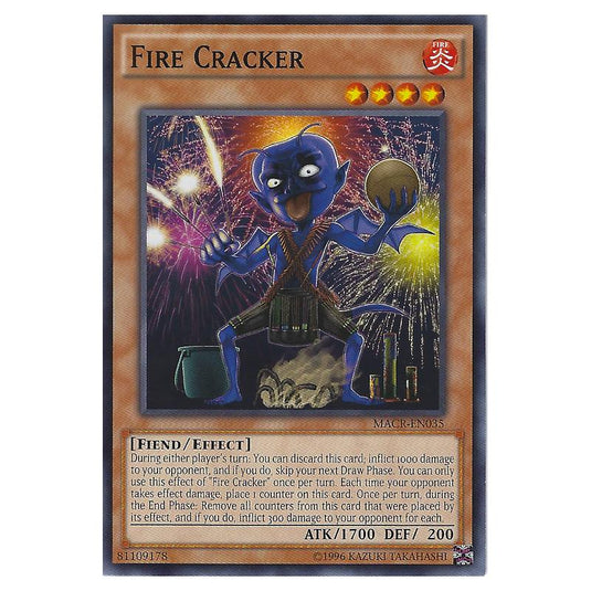 Yu-Gi-Oh! - Maximum Crisis - Fire Cracker (Common) MACR-EN035