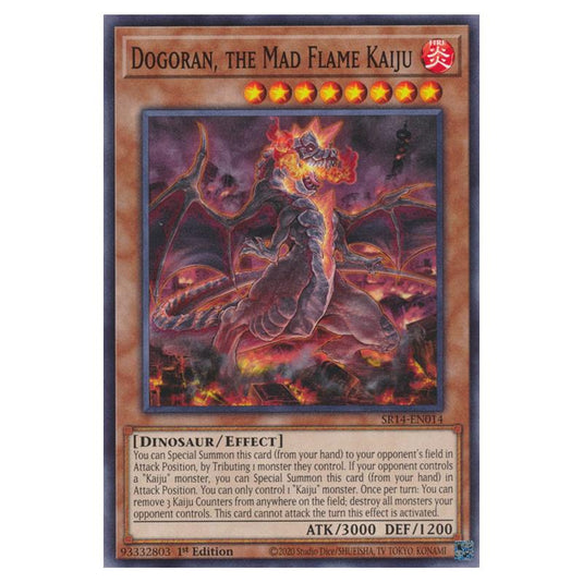 Yu-Gi-Oh! - Structure Deck - Fire Kings - Dogoran, the Mad Flame Kaiju (Common) SR14-EN014