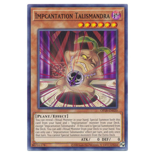 Yu-Gi-Oh! - OTS Tournament Pack 18 - Impcantation Talismandra (Common) OP18-EN020