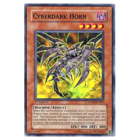 Yu-Gi-Oh! - Duelist Pack - Zane Truesdale - Cyberdark Horn (Common) DP04-EN007