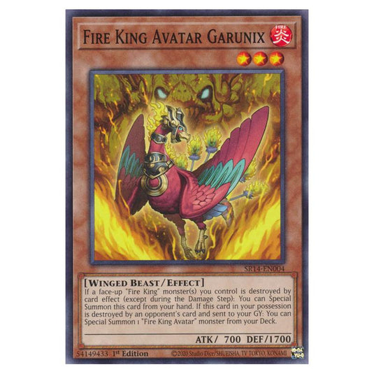 Yu-Gi-Oh! - Structure Deck - Fire Kings - Fire King Avatar Garunix (Common) SR14-EN004