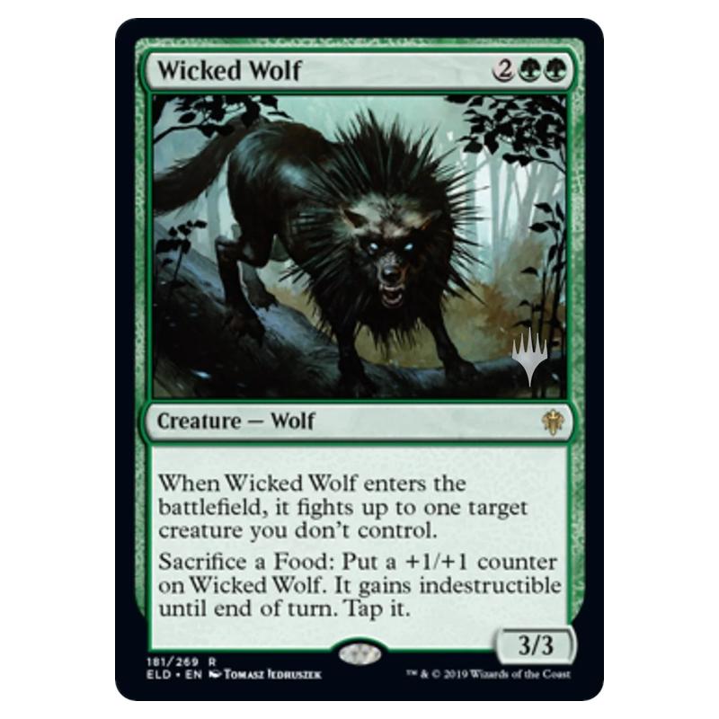 Magic The Gathering - Throne of Eldraine Promos - Wicked Wolf