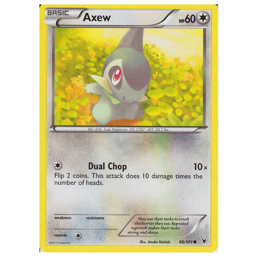 Pokemon - Black & White - Noble Victories - Axew 86/101