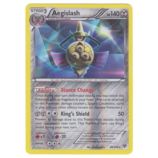 Pokemon - XY Base Set - (Reverse Holo) Aegislash - 86/146