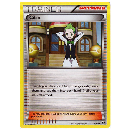 Pokemon - Black & White - Next Destinies - Cilan 86/99