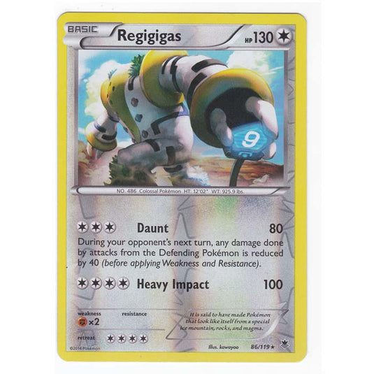 Pokemon - XY Phantom Forces - (Reverse Holo) - Regigigas - 86/119