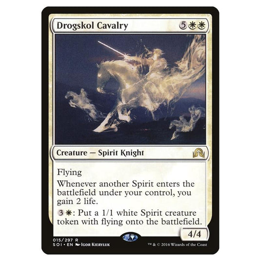 Magic the Gathering - Shadows over Innistrad - Drogskol Cavalry - 15/297