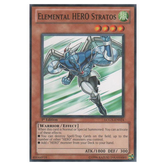 Yu-Gi-Oh! - Legendary Collection 2 - The Duel Academy Years Mega Pack - Elemental HERO Stratos (Common) LCGX-EN024