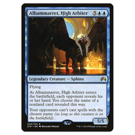 Magic The Gathering - Magic Origins - Alhammarret, High Arbiter - 43/272