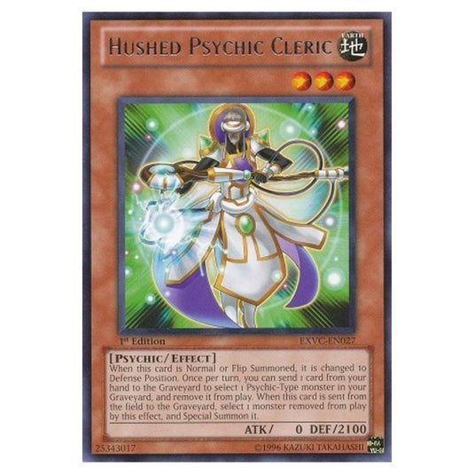Yu-Gi-Oh! - Extreme Victory - Hushed Psychic Cleric (Rare) EXVC-EN027