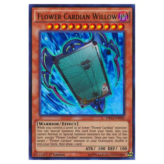 Yu-Gi-Oh! - Dragons of Legend - Unleashed - Flower Cardian Willow (Ultra Rare) DRL3-EN033