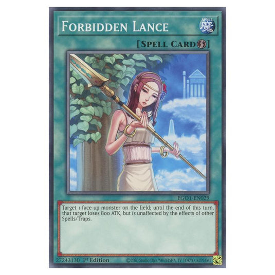 Yu-Gi-Oh! - Egyptian God Deck - Obelisk the Tormentor - Forbidden Lance (Common) EGO1-EN029