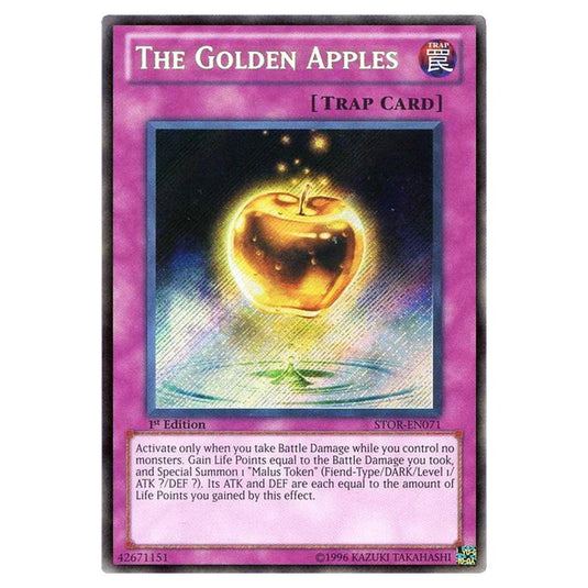 Yu-Gi-Oh! - Storm of Ragnarok - The Golden Apples (Secret Rare) STOR-EN071